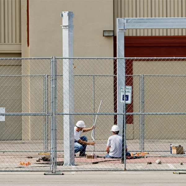 how much time can i lease the temporary fence for my building site or event in Erbacon
